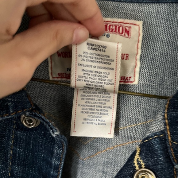True Religion Denim/Jean Jacket - Picture 6 of 10